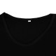 Summer V Neck Tank Tops Sleeveless Casual Loose Plain T-Shirt Cami Vest - Black L