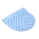 PVC Bathroom Mat Non Slip Bath Shower Mats Strong Suction - Blue