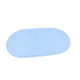 PVC Bathroom Mat Non Slip Bath Shower Mats Strong Suction - Blue