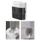 Wall-mounted Toothbrush Holder Double Toothpaste Dispenser with Wall Sticker