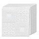 10pcs 3D Tile Brick Wall Sticker Waterproof Foam Panel Self-adhesive Wallpaper - White