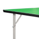 6ft 182cm Mini Table Tennis Table Folding Ping Pong Table with Net Multi-Use Table for Indoor Outdoor Game, Green