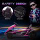 24V Electric Go Kart for Kids, Drift Ride-On Racing Go Kart with 2 Speeds, for Boys Girls Aged 8-12 Years Old, Pink