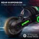 24V Electric Motorbike with Twist Grip Throttle, Music, Horn, 12&quot; Pneumatic Tyres, 16km/h Max Speed - Green