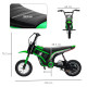 24V Electric Motorbike with Twist Grip Throttle, Music, Horn, 12&quot; Pneumatic Tyres, 16km/h Max Speed - Green