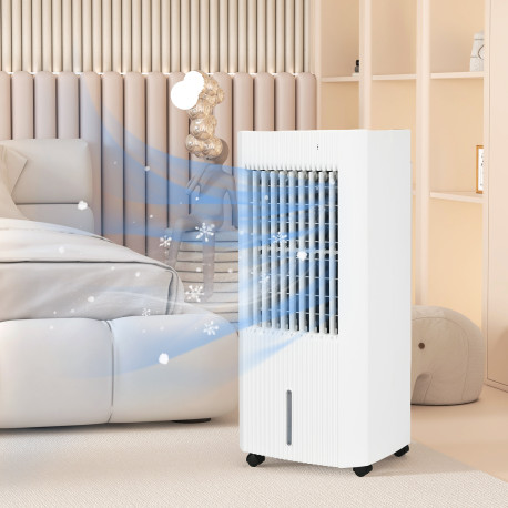 Portable 3-in-1 Air Cooler with 5 Litre Capacity, Oscillation, LED Display, Remote, 15 Hour Timer, Evaporative Air Cooler Fan wi