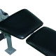 4-Levels Adjustable Weight Bench Fitness Equipment with Barbell Rack-Black