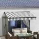 Outsunny 3 x 2m Aluminium Frame Electric Awning, with Remote - Grey/White