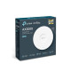 TP-LINK (EAP650) AX3000 Dual Band Ceiling Mount Wi-Fi 6 Access Point, PoE+, Omada Mesh, Ultra Slim Design