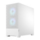 Fractal Design Pop Air RGB (White TG) Gaming Case w/ Clear Glass Window, ATX, Hexagonal Mesh Front, 3 RGB Fans &amp; ARGB Controller