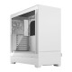 Fractal Design Pop Silent (White TG) Gaming Case w/ Clear Glass Window, ATX, Sound-Damping &amp; Steel Foam, 3 Fans