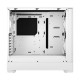 Fractal Design Pop Silent (White TG) Gaming Case w/ Clear Glass Window, ATX, Sound-Damping &amp; Steel Foam, 3 Fans