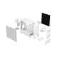 Fractal Design Pop Silent (White TG) Gaming Case w/ Clear Glass Window, ATX, Sound-Damping &amp; Steel Foam, 3 Fans