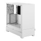 Fractal Design Pop Silent (White TG) Gaming Case w/ Clear Glass Window, ATX, Sound-Damping &amp; Steel Foam, 3 Fans