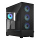 Fractal Design Pop XL Air RGB (Black TG) Gaming Case w/ Clear Glass Window, E-ATX, Hexagonal Mesh Front, 4 RGB Fans &amp; RGB Contro