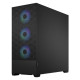 Fractal Design Pop XL Air RGB (Black TG) Gaming Case w/ Clear Glass Window, E-ATX, Hexagonal Mesh Front, 4 RGB Fans &amp; RGB Contro