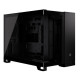 Corsair 2500X Dual Chamber Gaming Case w/ Glass Side &amp; Front, Micro ATX, Mesh Panels, USB-C, Asus BTF Compatible, Black