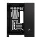 Corsair 2500X Dual Chamber Gaming Case w/ Glass Side &amp; Front, Micro ATX, Mesh Panels, USB-C, Asus BTF Compatible, Black