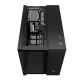 Corsair 2500X Dual Chamber Gaming Case w/ Glass Side &amp; Front, Micro ATX, Mesh Panels, USB-C, Asus BTF Compatible, Black