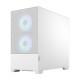 Fractal Design Pop Mini Air RGB (White TG) Gaming Case w/ Clear Glass Window, Micro ATX, Hexagonal Mesh Front, 3 RGB Fans &amp; ARGB