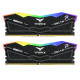 Team T-Force Delta RGB 32GB Kit (2 x 16GB), DDR5, 6000MHz (PC5-48000), CL38, ECC, XMP 3.0, PMIC, DIMM Memory, Black