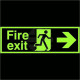 Fire Exit Arrow Right Sign