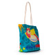 Canvas Beach Bag - Vacation Vibes Unicorn