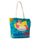 Canvas Beach Bag - Vacation Vibes Unicorn