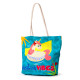 Canvas Beach Bag - Vacation Vibes Unicorn