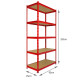 Z-Rax 90cm Corner Racking Bundle: Corner Shelving &amp; 4 Garage Racking Bays