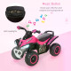 Ride on Toy for Kids 4 Wheel Foot-to-Floor Sliding Walking Car Toy Motorcycle Baby Walker Toddler Toys for for 18-36 Months Boys