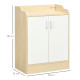 Shoe Storage Cabinet, 2 Door Shoe Cupboard with Adjustable 3 Shelves for 9 Pairs of Shoes for Hallways, Living Room