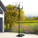 SPORTNOW Six-Level Height Adjustable Freestanding Basketball Hoop and Stand with Wheels, 2.35-3.05m