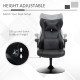 Vinsetto Video Game Chair with Lumbar Support, Racing Style Home Office Chair, Computer Chair with Swivel Base, Flip-up Armrest 