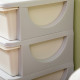 Three-Tier Kids Storage Boxes, with Three Drawers - White