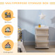 Three-Tier Kids Storage Boxes, with Three Drawers - White