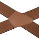 Brown Braces Strap 50mm Wide Heavy Duty Suspenders Adjustable Unisex