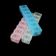 Plastic Pill Tablet Box 7 Days Medicine Organiser 15 x 2 cm - Random Colour