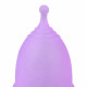 35ml Medical Grade Silicone Menstrual Cup Reusable Lady Cup - Purple