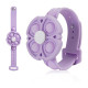 Push Pop Bubble Bracelet Fidget Bracelet Rotating Stress Relief Wristband Gifts - Purple