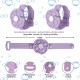 Push Pop Bubble Bracelet Fidget Bracelet Rotating Stress Relief Wristband Gifts - Purple