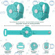 Push Pop Bubble Bracelet Fidget Bracelet Rotating Stress Relief Wristband Gifts - Blue