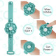 Push Pop Bubble Bracelet Fidget Bracelet Rotating Stress Relief Wristband Gifts - Blue