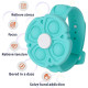 Push Pop Bubble Bracelet Fidget Bracelet Rotating Stress Relief Wristband Gifts - Blue