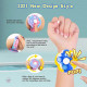 Push Pop Bubble Bracelet Fidget Bracelet Rotating Stress Relief Wristband Gifts - Yellow and Blue Flowing Color