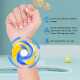 Push Pop Bubble Bracelet Fidget Bracelet Rotating Stress Relief Wristband Gifts - Yellow and Blue Flowing Color