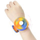 Push Pop Bubble Bracelet Fidget Bracelet Rotating Stress Relief Wristband Gifts - Red and Blue Flowing Color