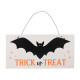 Trick or Treat Bat Hanging Sign