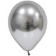 Silver Chrome Latex Balloon - 12 inch (Pk 50)