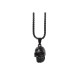 Black Stainless Steel Skull Necklace